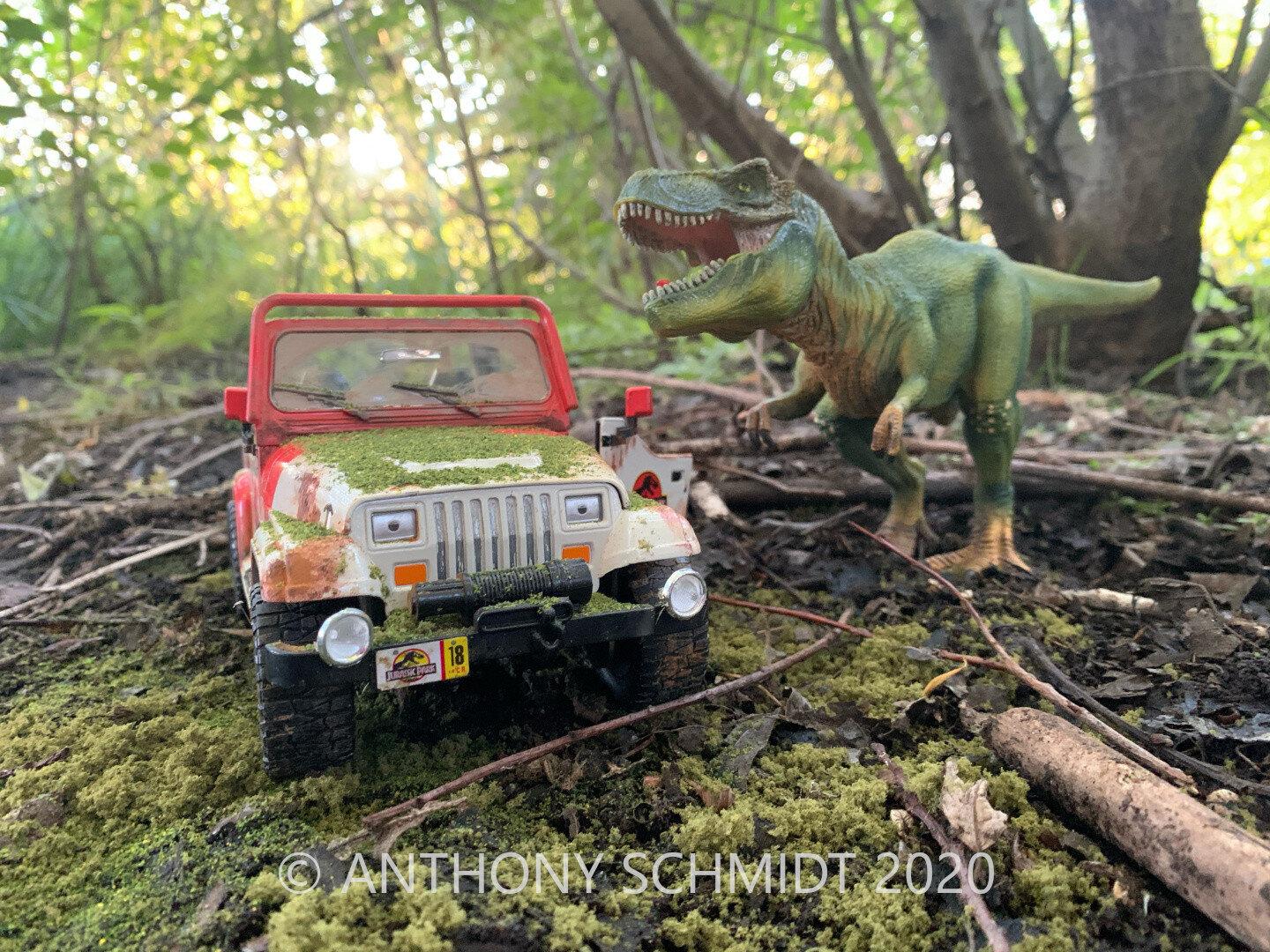 93 Jeep Sahara With T-Rex